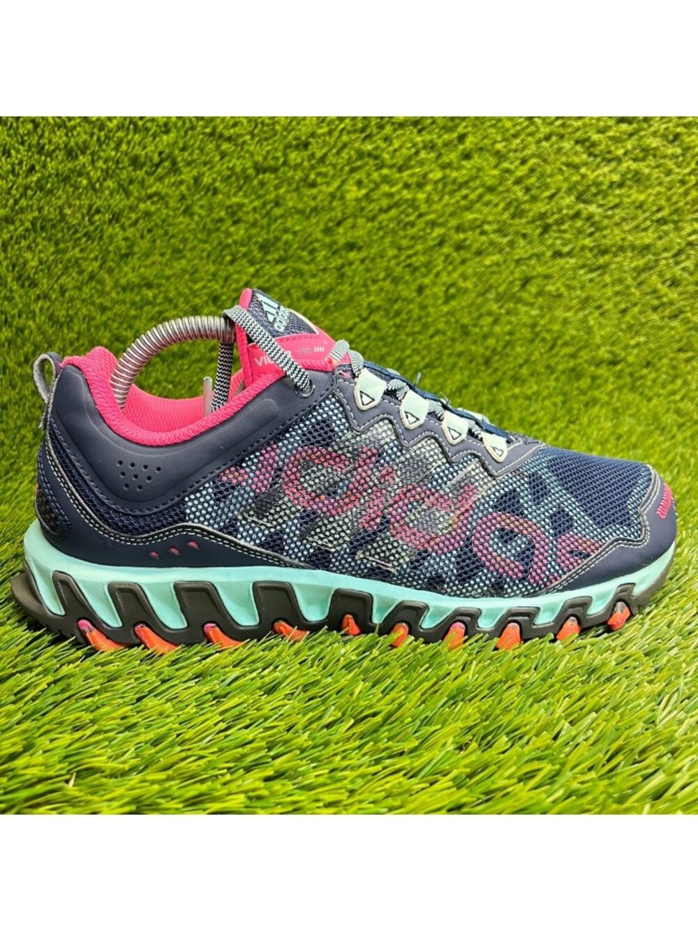 Adidas Vigor 4 TR Womens Size 8.5 Blue Pink Athletic Running‎ Shoes Sneakers